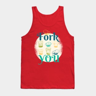 Fork You Graphic Tee Tank Top